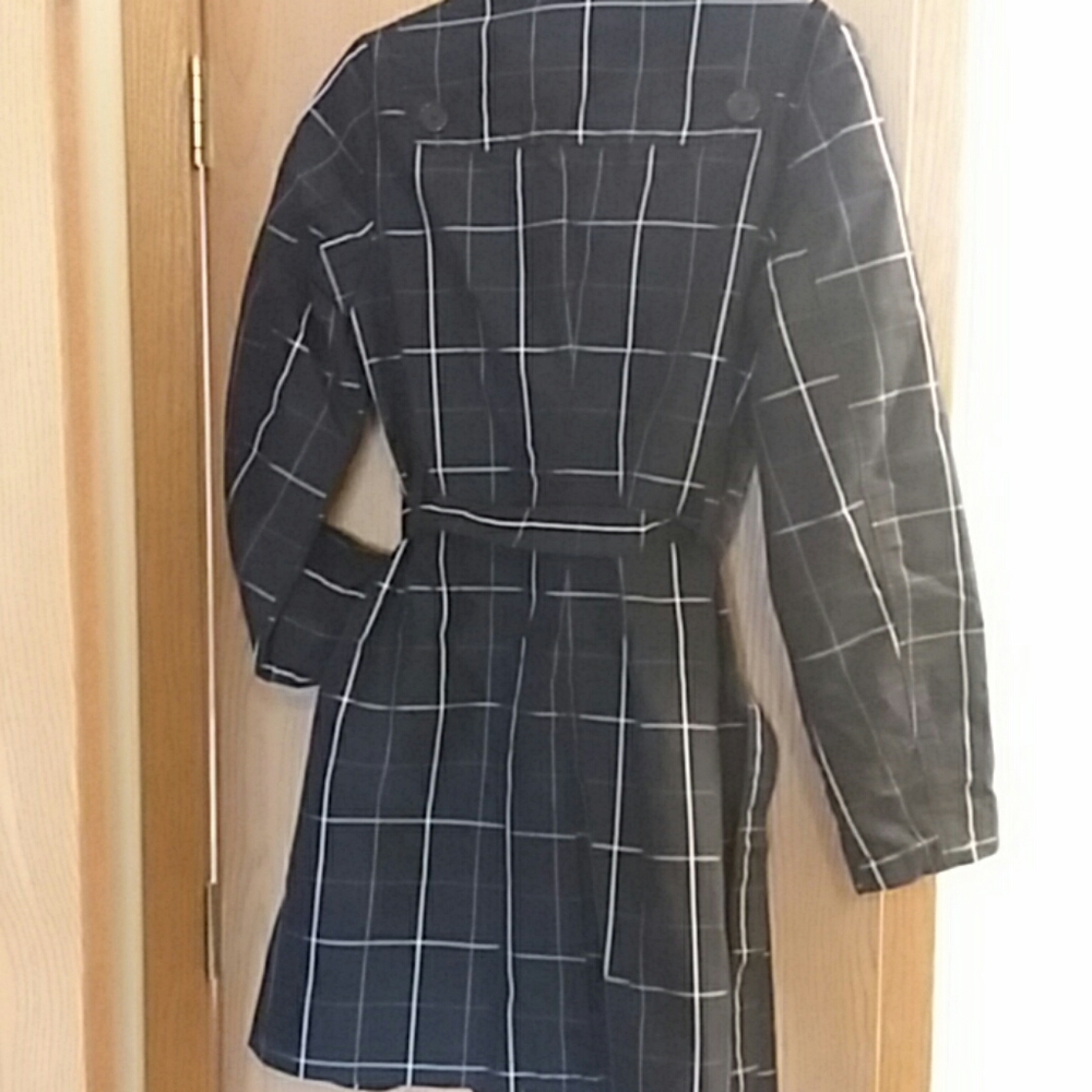Merona Rain/Trench Coat, - Picture 4 of 4